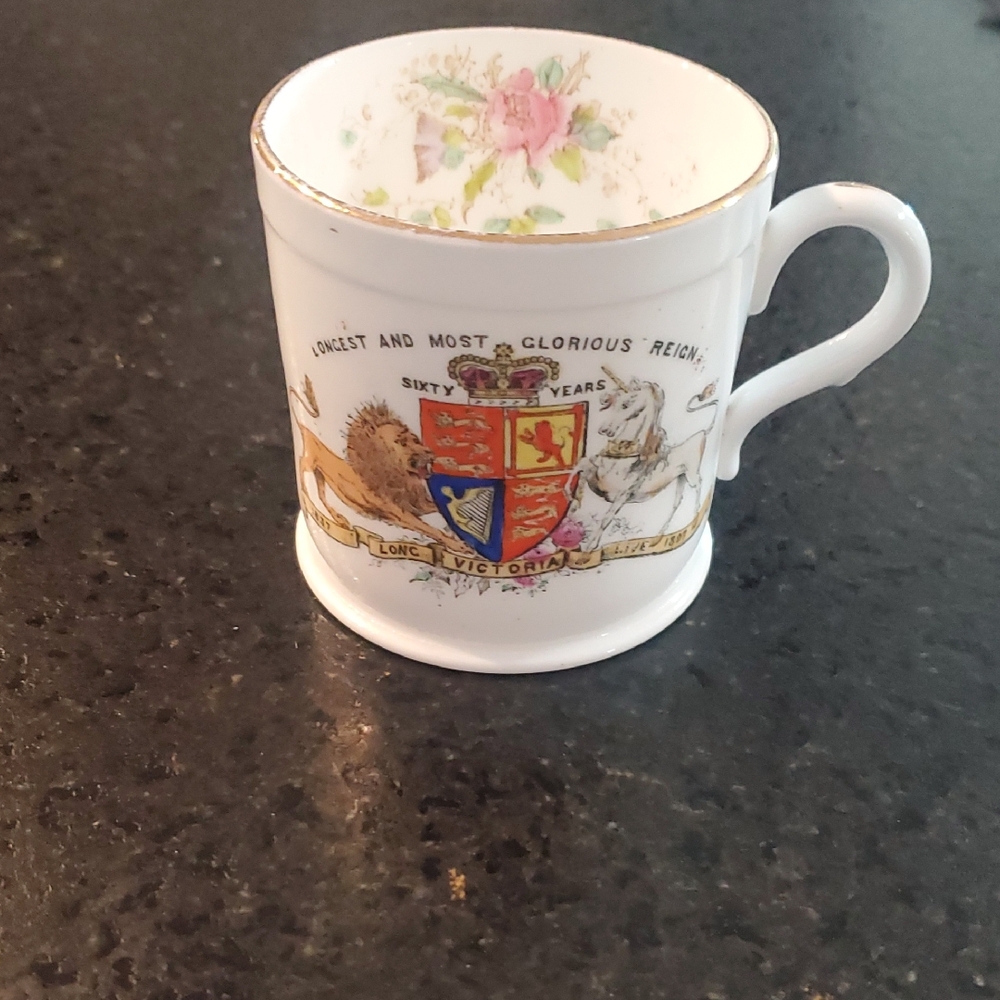 Antique Queen Victoria Diamond Jubilee Mug